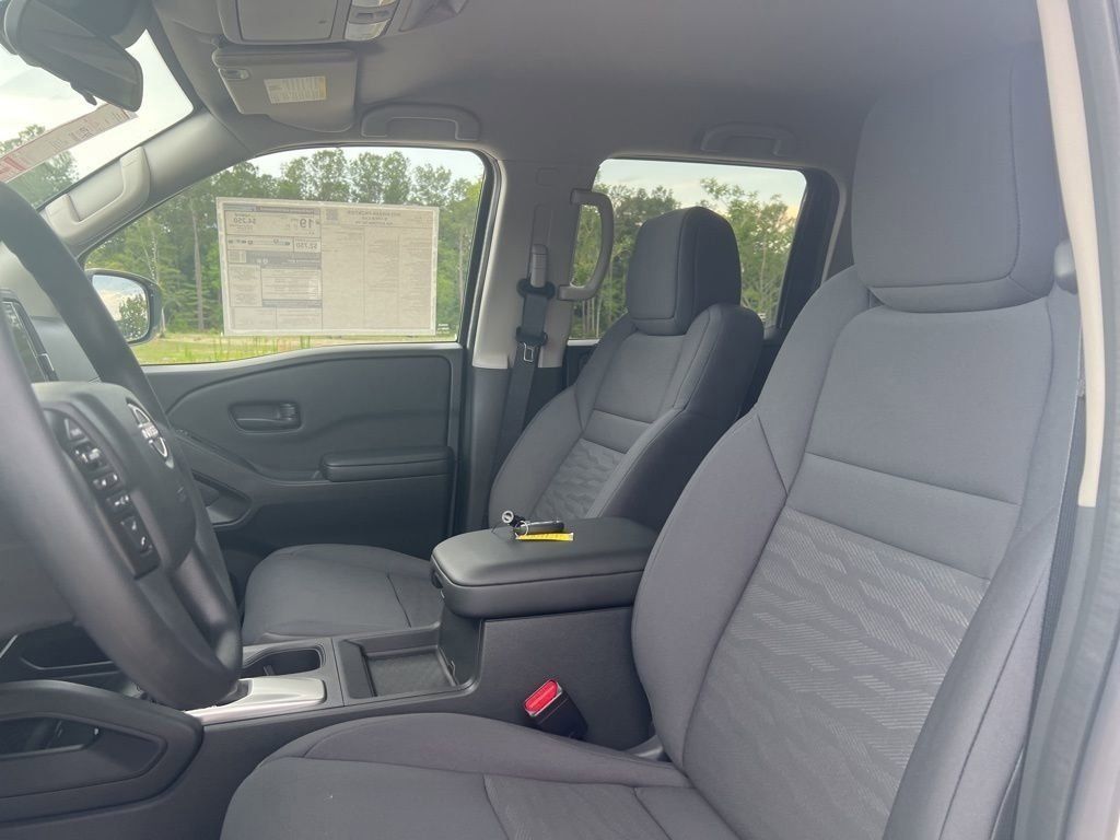 2025 Glacier White Nissan Frontier S 4X4 Truck
