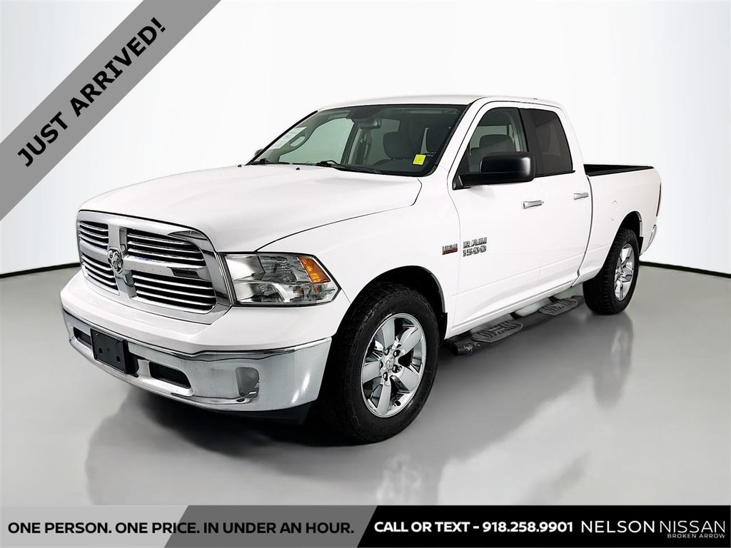 Bright White Clearcoat 2014 RAM 1500 Big Horn Quad Cab RWD Pickup Truck 4X2 8-Speed Automatic