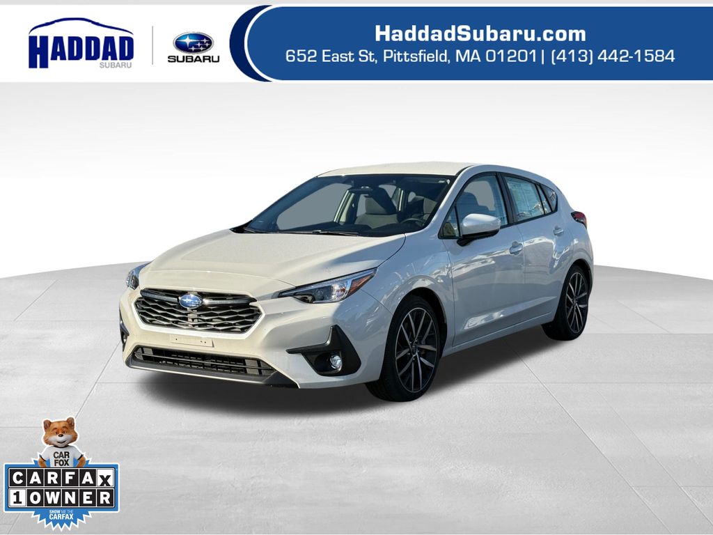 Crystal White Pearl 2026 Subaru Impreza Wagon All-Wheel Drive Continuously Variable Transmission