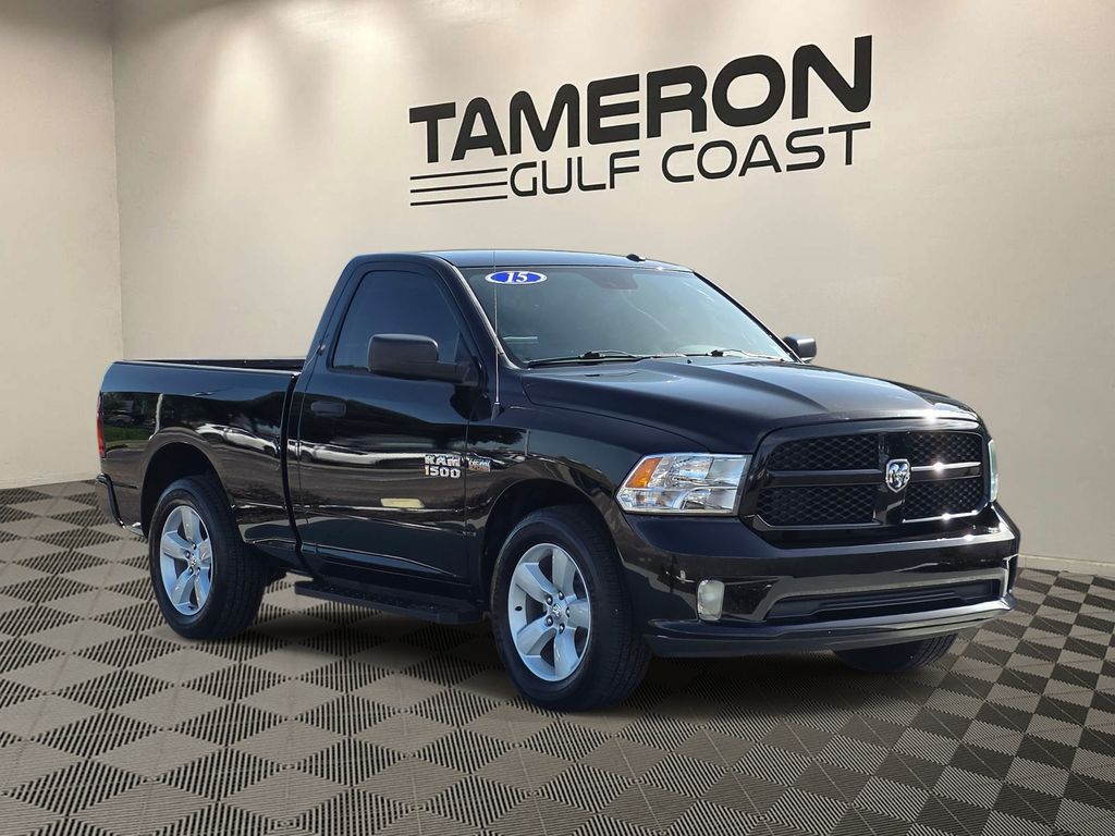 Black Clearcoat 2015 RAM 1500 Pickup Truck 4X2 8-Speed Automatic