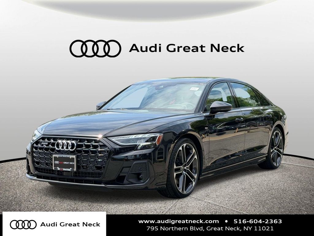 Black Metallic 2026 Audi A8 L quattro 55 TFSI Sedan All-Wheel Drive 8-Speed Automatic