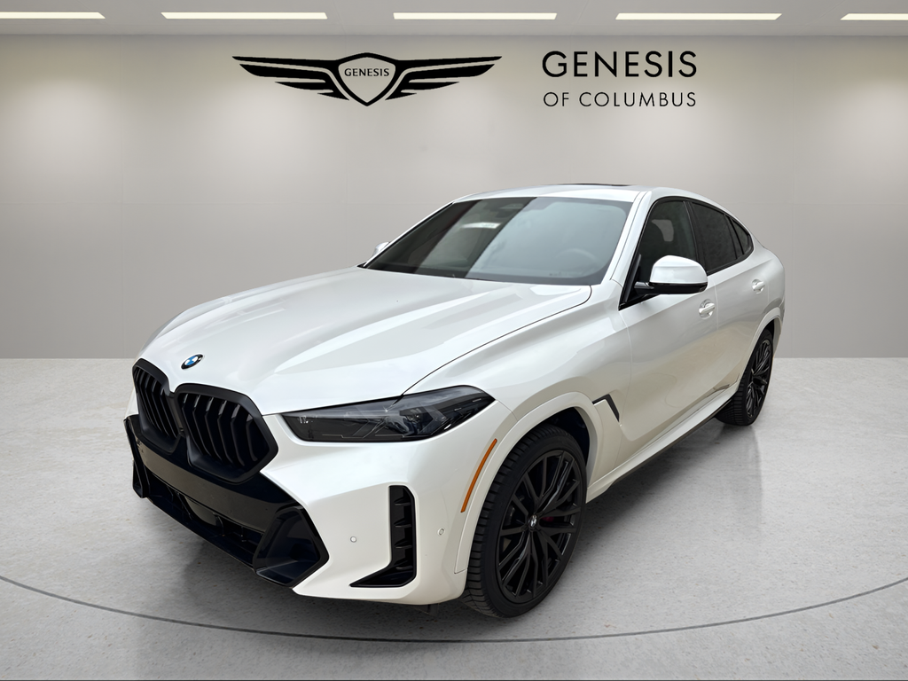 Mineral White Metallic 2026 BMW X6 SUV / Crossover All-Wheel Drive 8-Speed Automatic