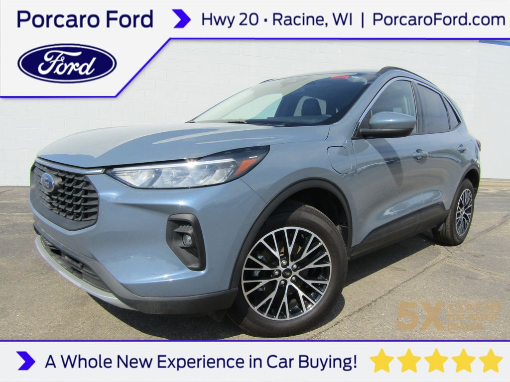 Vapor Blue Metallic 2024 Ford Escape Hybrid Plug-in FWD SUV / Crossover Front-Wheel Drive Continuously Variable Transmission