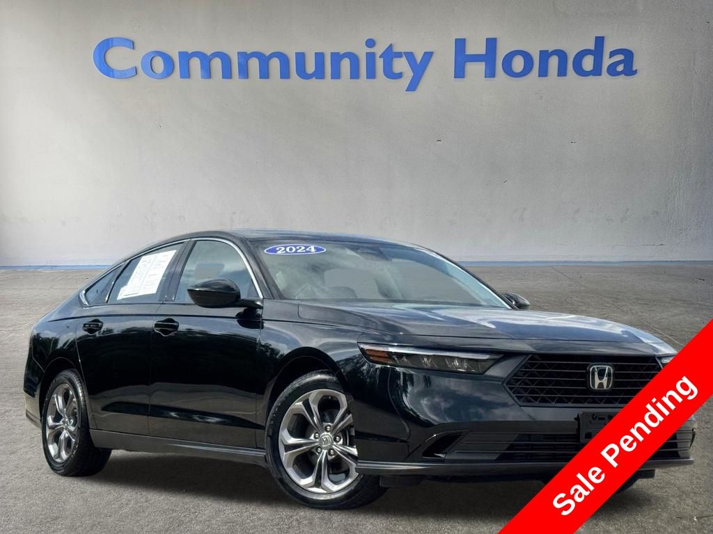 2024 Honda Accord EX Black at DeMontrond Auto Country