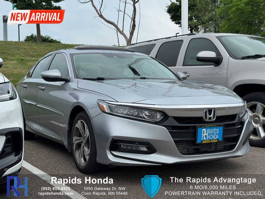 Lunar Silver Metallic 2018 Honda Accord 2.0T EX-L FWD Sedan Front-Wheel Drive Automatic