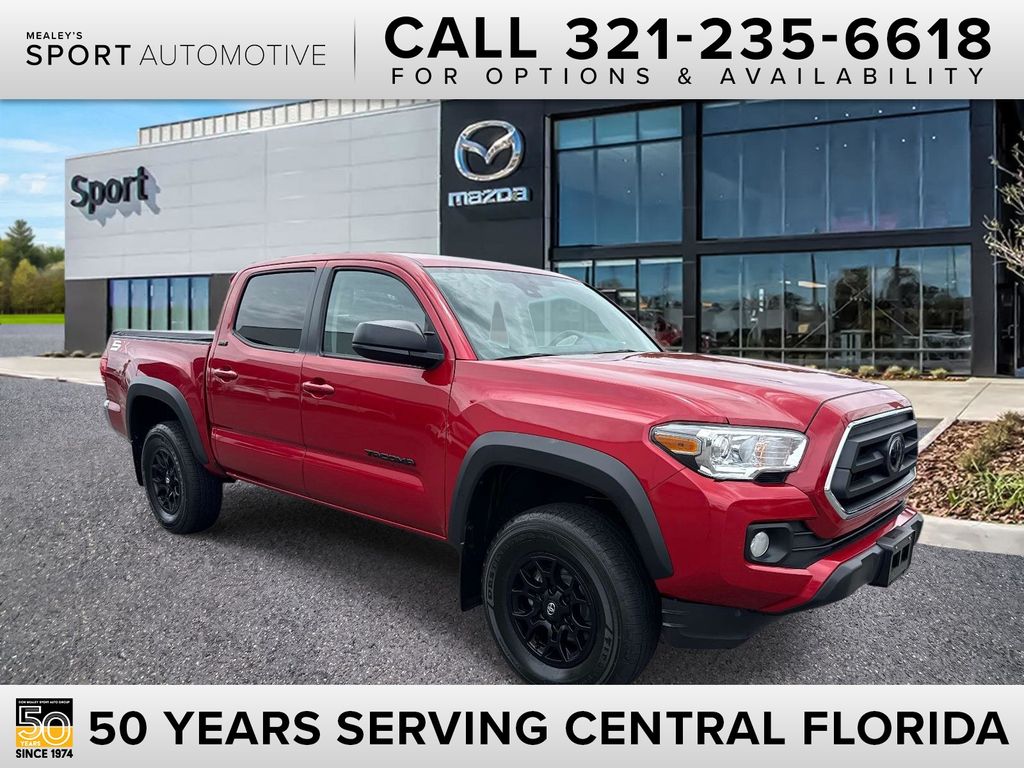 Barcelona Red Metallic 2023 Toyota Tacoma Pickup Truck Four-Wheel Drive 6-Speed Automatic