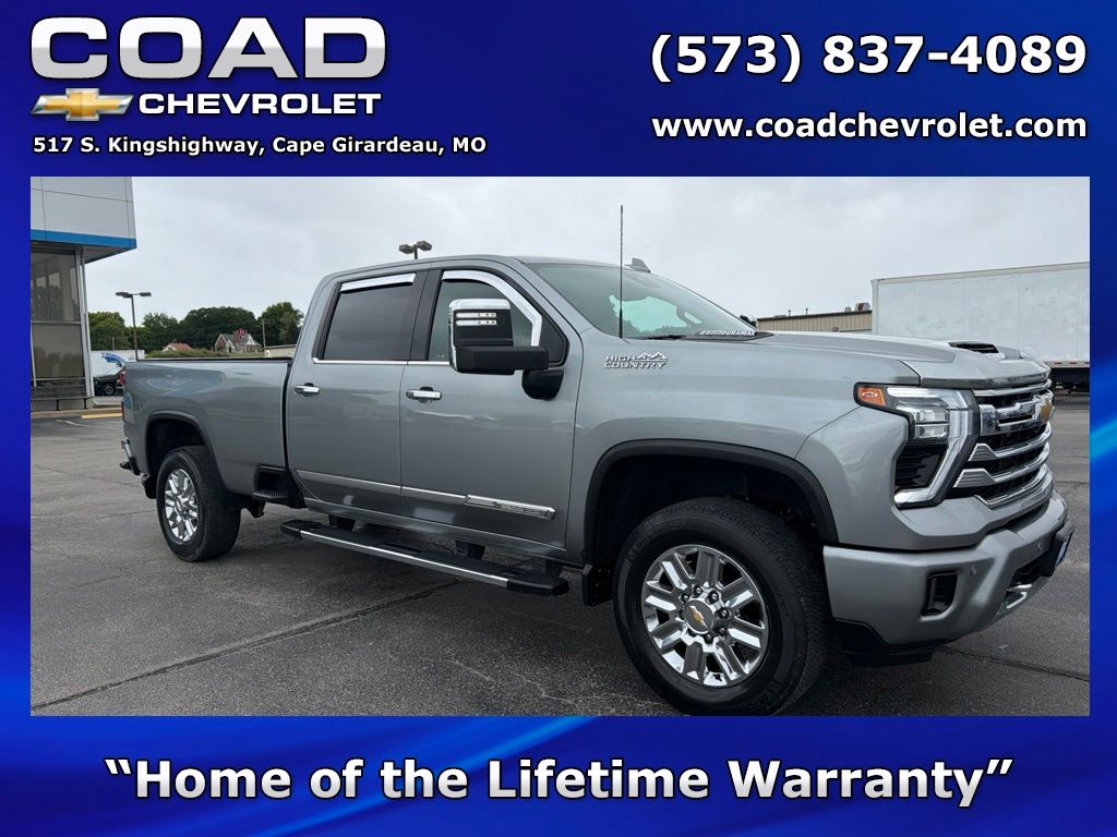Sterling Gray Metallic 2024 Chevrolet Silverado 3500HD Pickup Truck Four-Wheel Drive Automatic