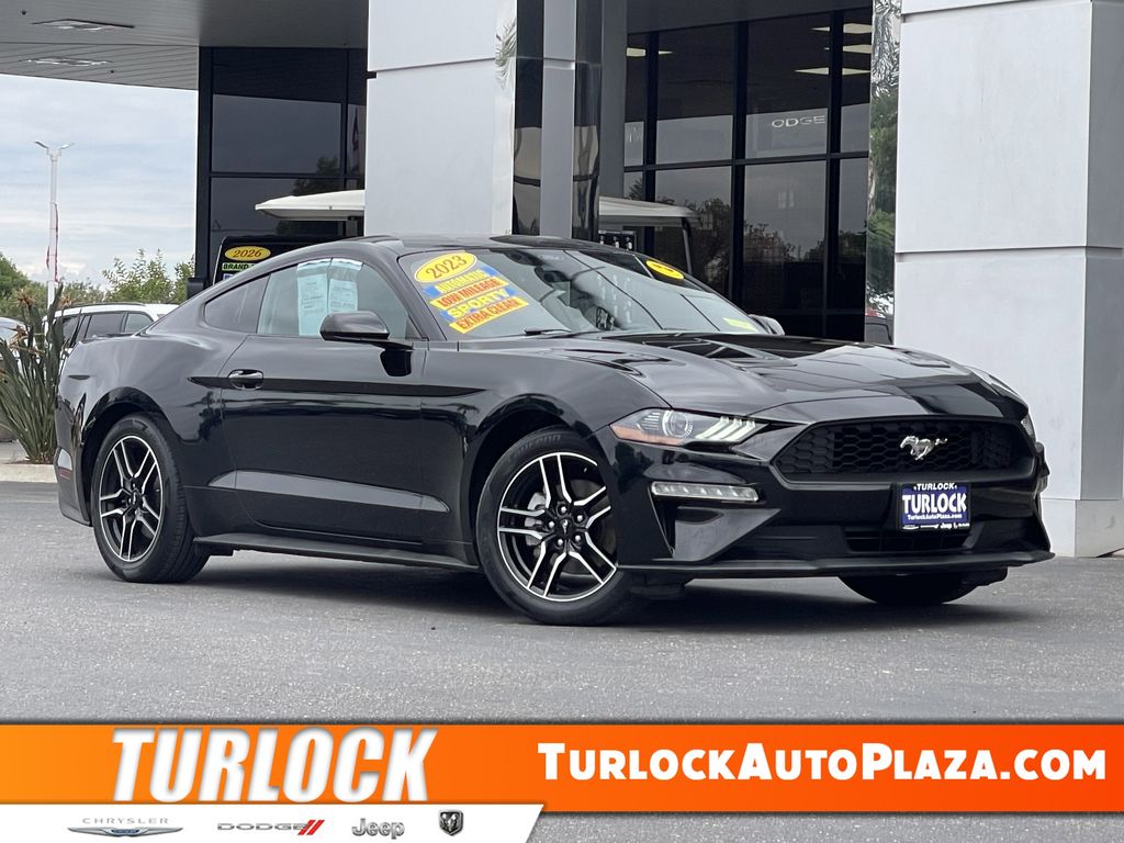Shadow Black 2023 Ford Mustang Coupe Rear-Wheel Drive Automatic
