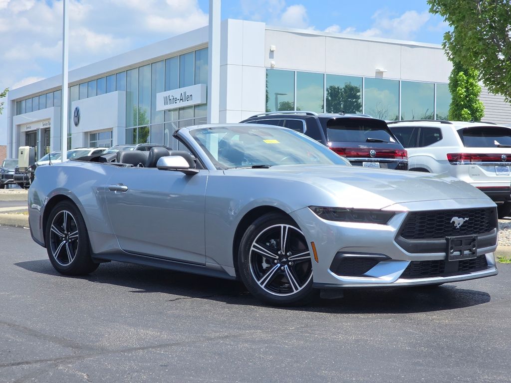 Silver Metallic 2025 Ford Mustang Convertible Rear-Wheel Drive Automatic
