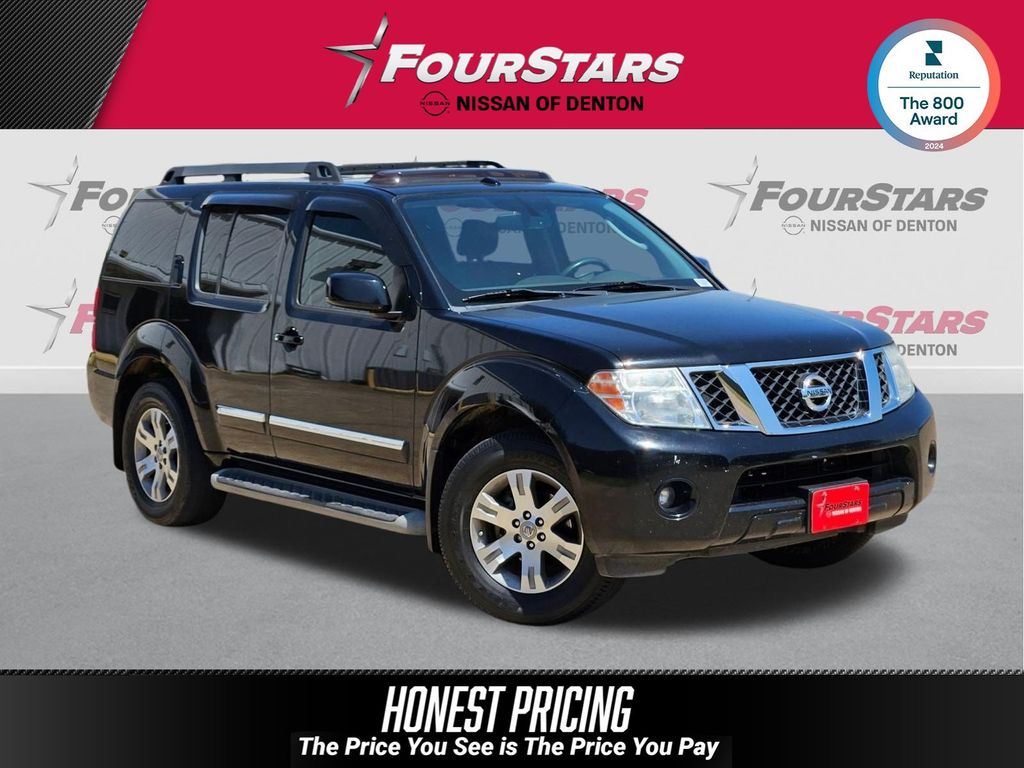 Super Black Metallic 2012 Nissan Pathfinder SUV / Crossover 4X2 5-Speed Automatic