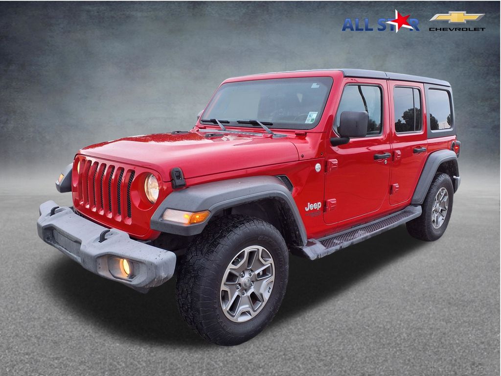 Firecracker Red Clearcoat 2018 Jeep Wrangler SUV / Crossover Four-Wheel Drive 8-Speed Automatic