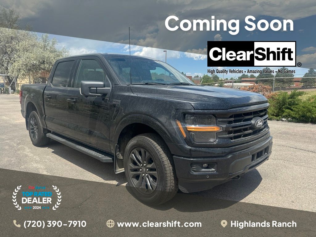 Agate Black Metallic 2025 Ford F-150 Pickup Truck Four-Wheel Drive Automatic