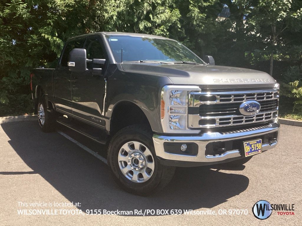 Stone Gray Metallic 2023 Ford F-350 Super Duty Pickup Truck Four-Wheel Drive Automatic