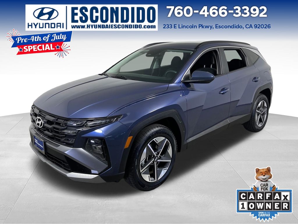 Atlantis Blue 2025 Hyundai Tucson SUV / Crossover All-Wheel Drive 8-Speed Automatic