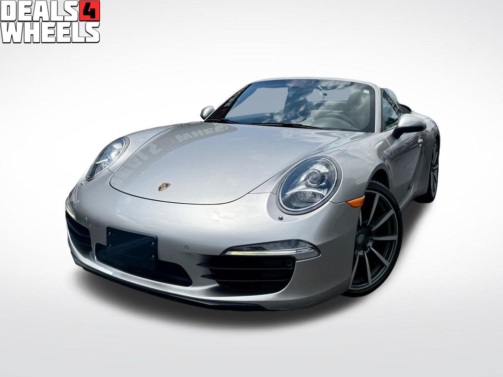 Silver 2013 Porsche 911 Convertible Rear-Wheel Drive 7-Speed Automatic