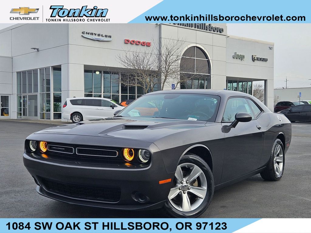Gray (Granite Crystal Metallic Clearcoat) 2022 Dodge Challenger SXT RWD Coupe Rear-Wheel Drive 8-Speed Automatic