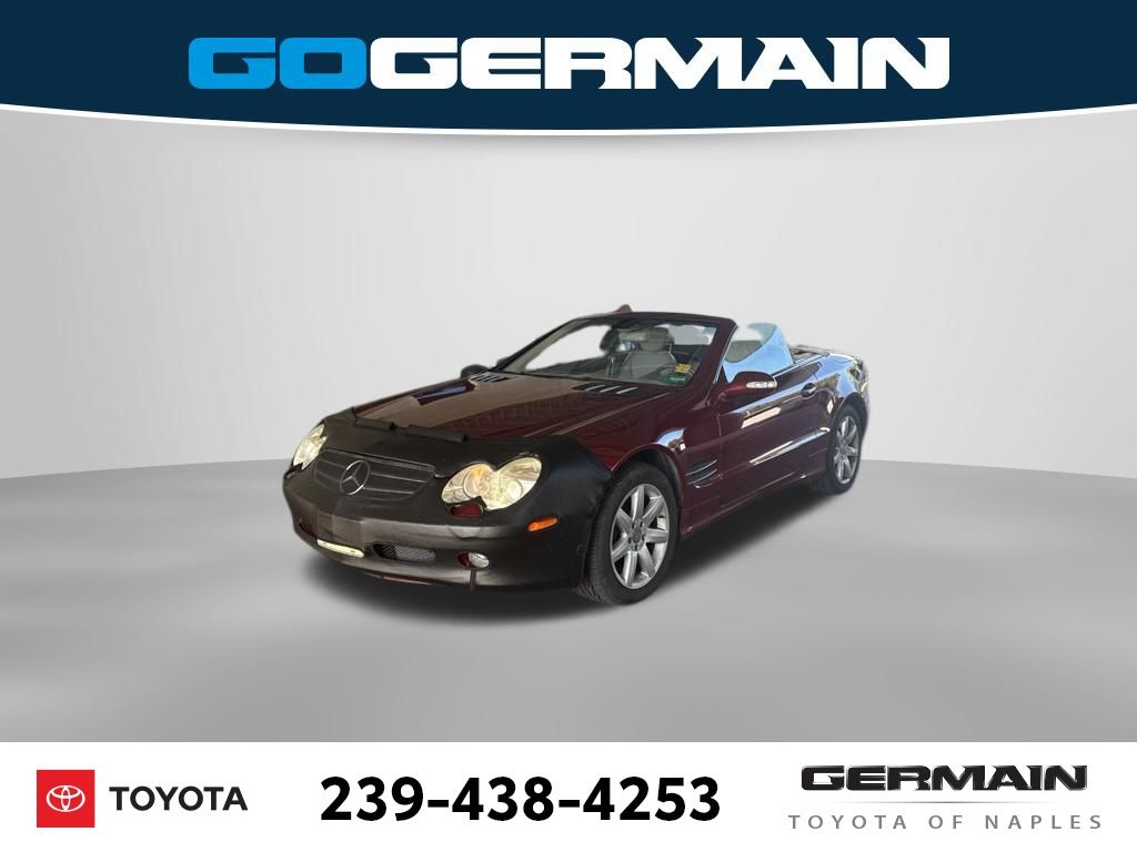 Firemist Red Metallic 2003 Mercedes-Benz SL-Class SL 500 Convertible Rear-Wheel Drive 5-Speed Automatic Overdrive