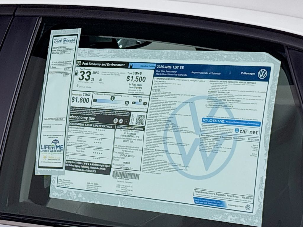 2025 Volkswagen Jetta 1.5T SE