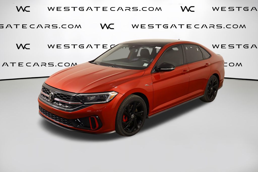 Red Metallic 2024 Volkswagen Jetta GLI Sedan Front-Wheel Drive 6-Speed Manual