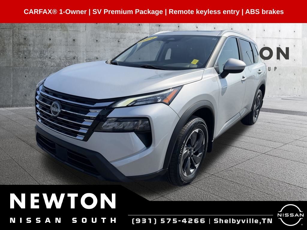 Brilliant Silver Metallic 2024 Nissan Rogue SUV / Crossover Front-Wheel Drive Continuously Variable Transmission