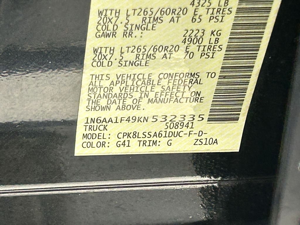 Used 2019 Magnetic Black Metallic Nissan SV image 35