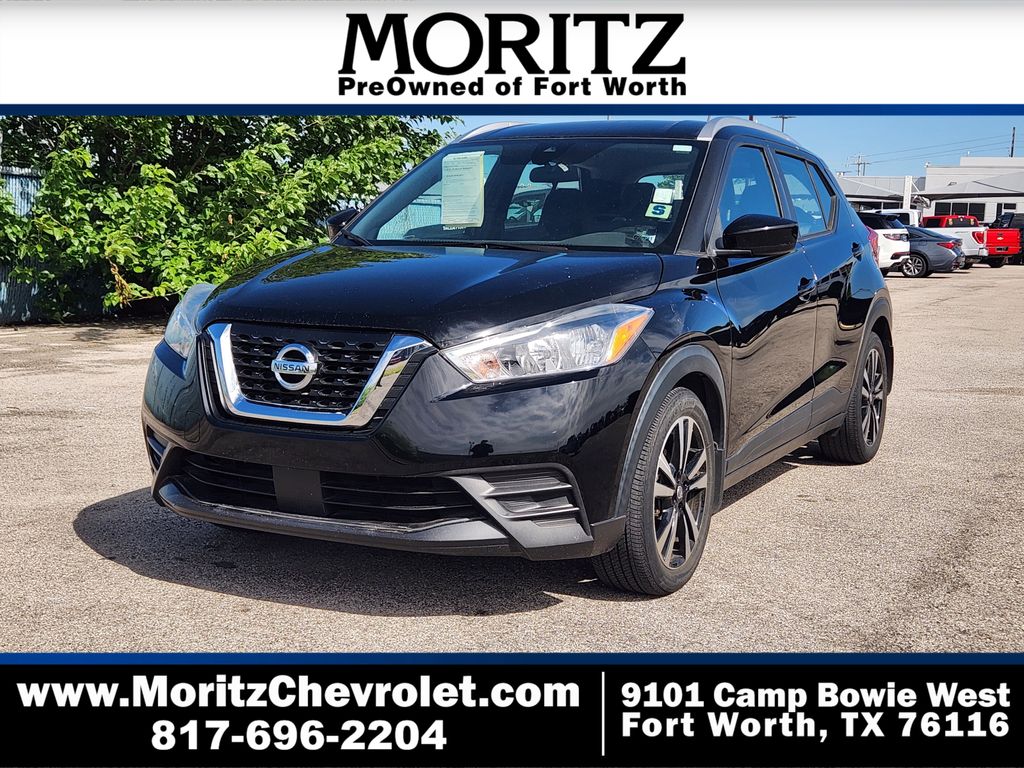 Super Black 2020 Nissan Kicks SV FWD SUV / Crossover Front-Wheel Drive Continuously Variable Transmission