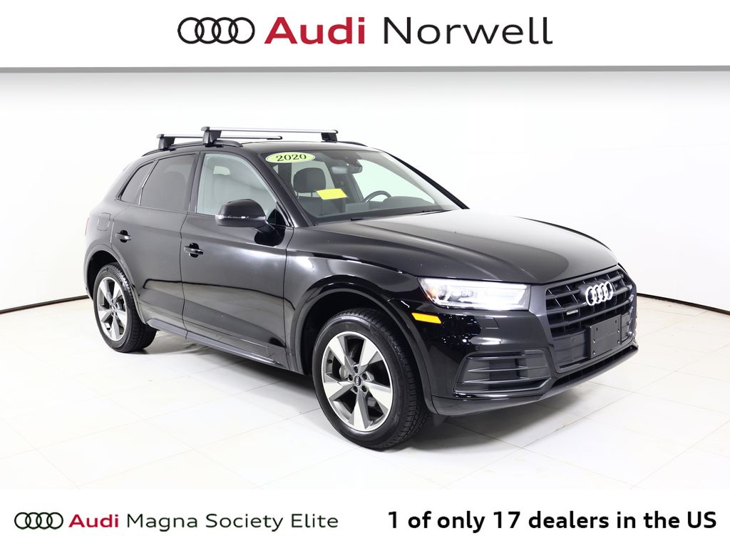 Brilliant Black 2020 Audi Q5 SUV / Crossover All-Wheel Drive 7-Speed Automatic