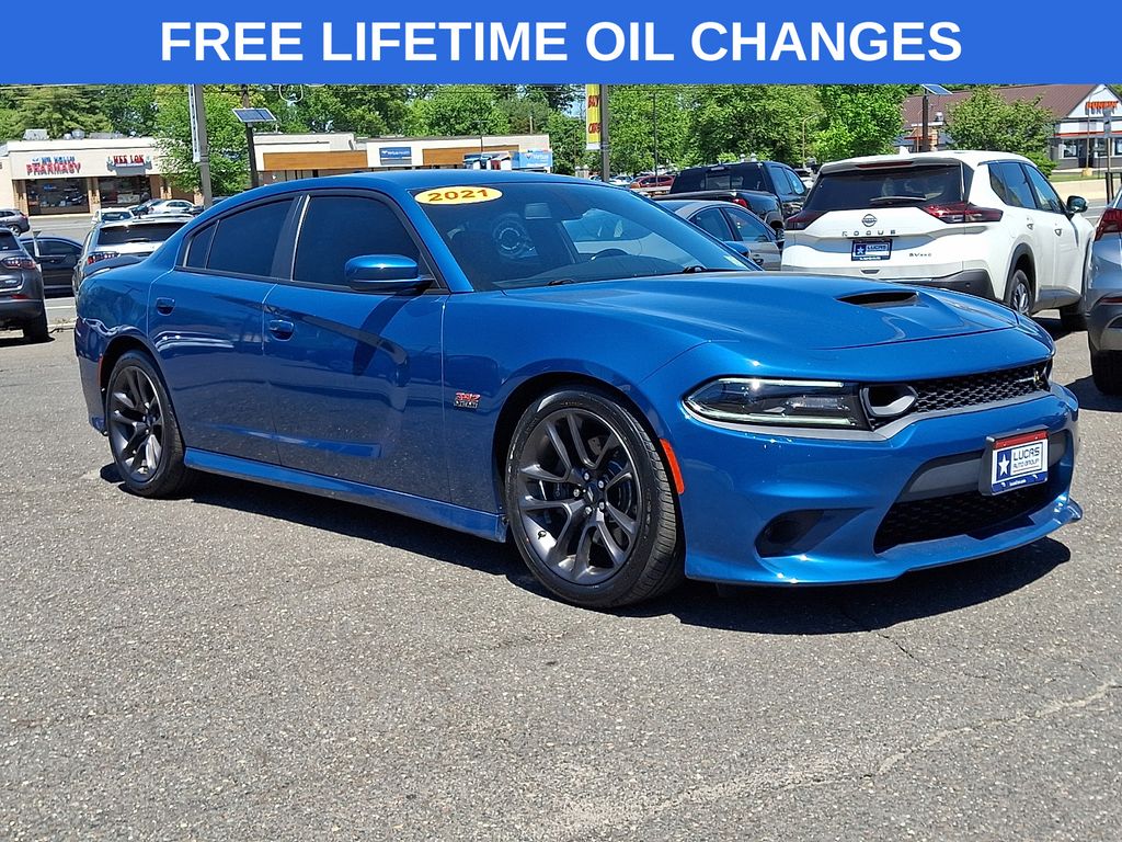 Blue (Frostbite) 2021 Dodge Charger Sedan Rear-Wheel Drive 8-Speed Automatic