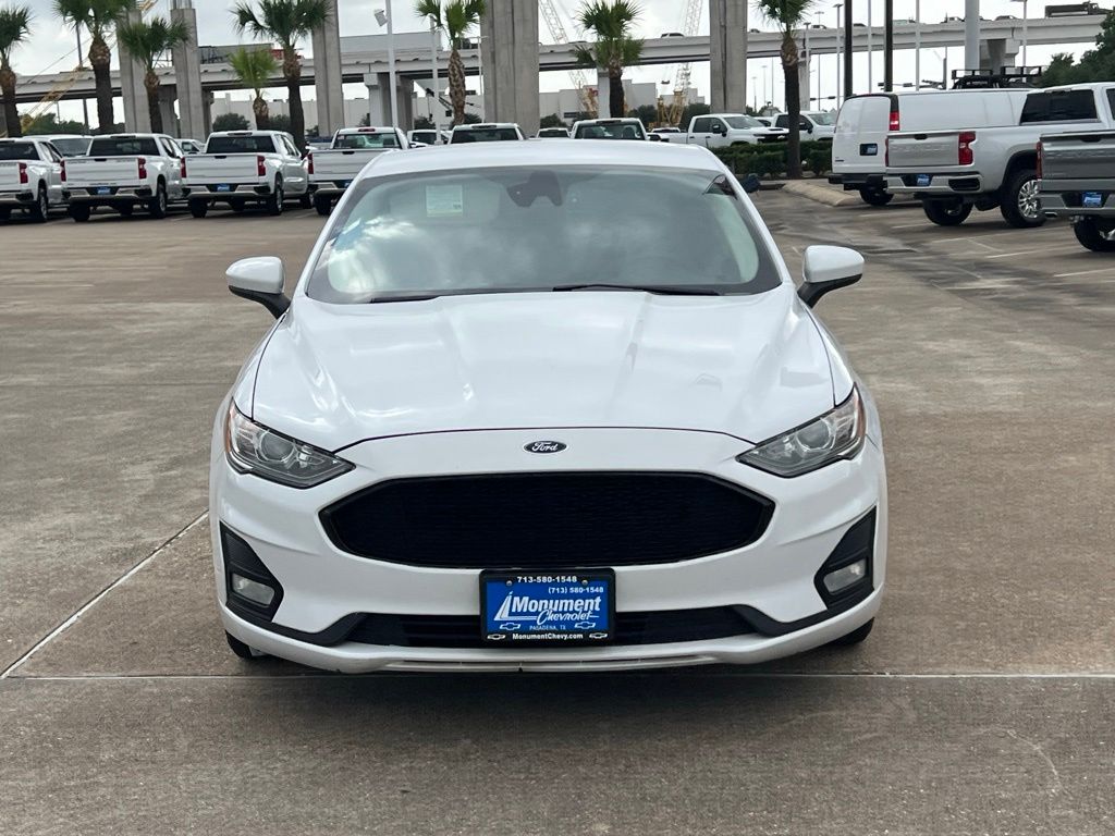 2020 Ford Fusion SE White at DeMontrond Ford