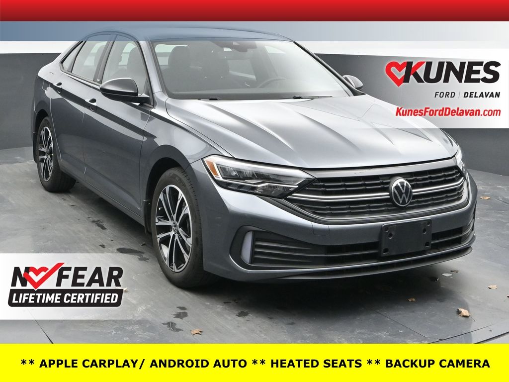 Platinum Gray Metallic 2024 Volkswagen Jetta Sport FWD Sedan Front-Wheel Drive 8-Speed Automatic