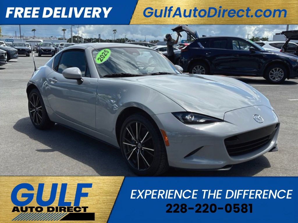 Aero Gray Metallic 2025 Mazda MX-5 Miata Convertible Rear-Wheel Drive 6-Speed Automatic