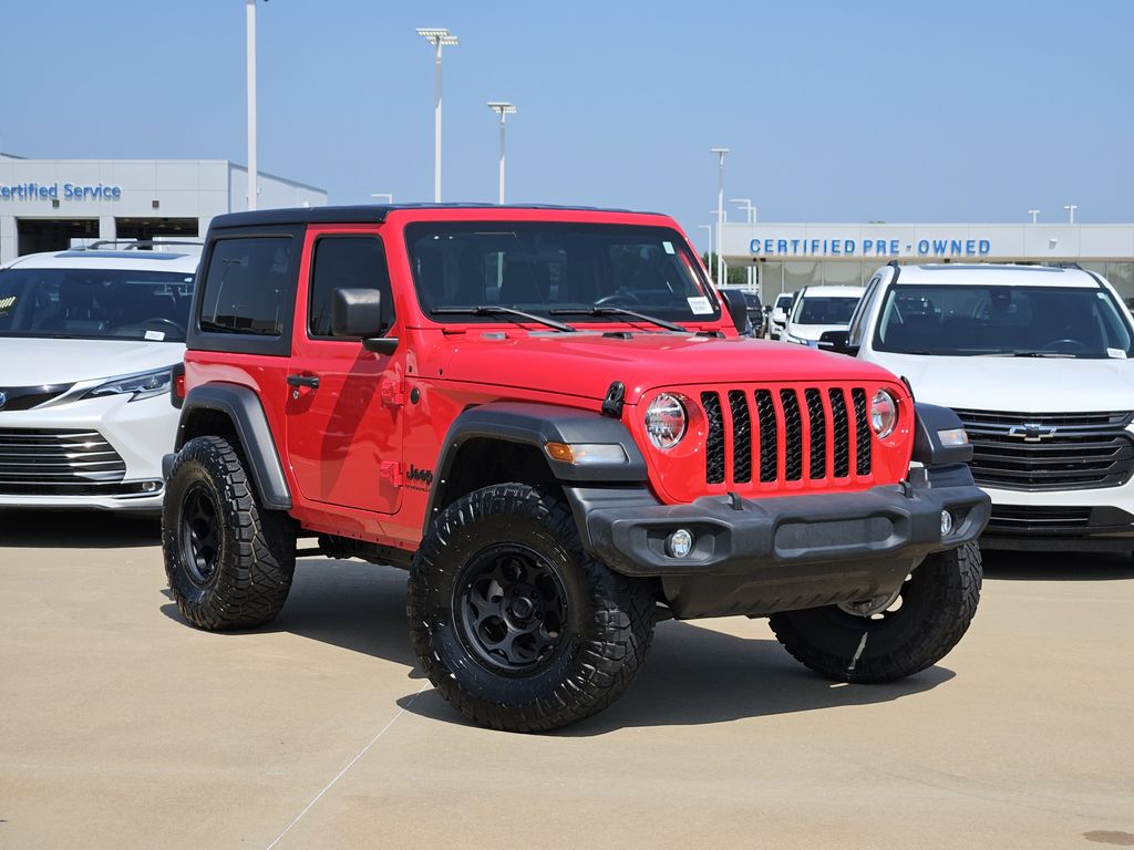 Firecracker Red Clearcoat 2024 Jeep Wrangler SUV / Crossover Four-Wheel Drive 8-Speed Automatic