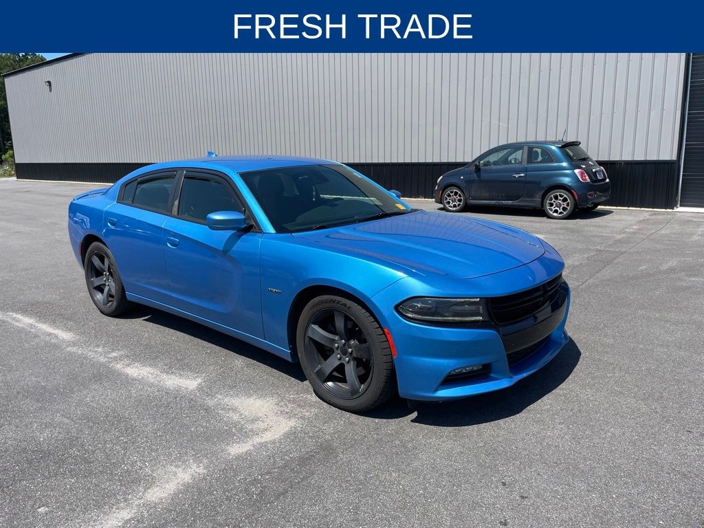 B5 Blue Pearlcoat 2015 Dodge Charger Sedan Rear-Wheel Drive 8-Speed Automatic