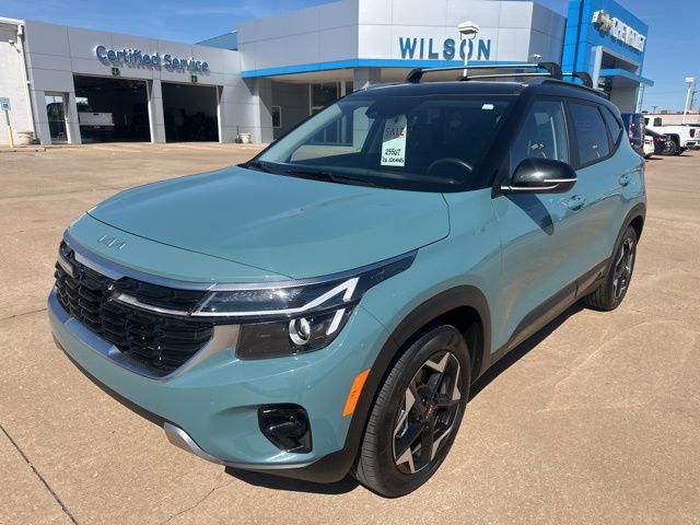 Pluton Blue/Black Roof 2026 Kia Seltos S FWD SUV / Crossover Front-Wheel Drive Continuously Variable Transmission