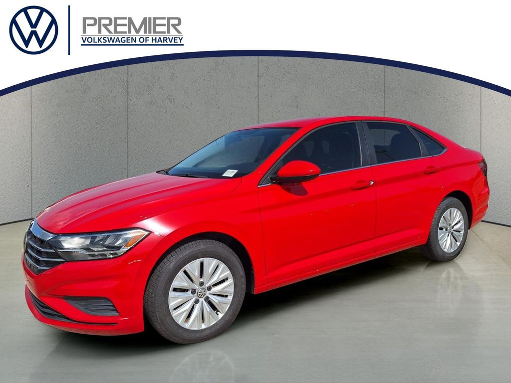 Tornado Red 2019 Volkswagen Jetta Sedan Front-Wheel Drive 8-Speed Automatic