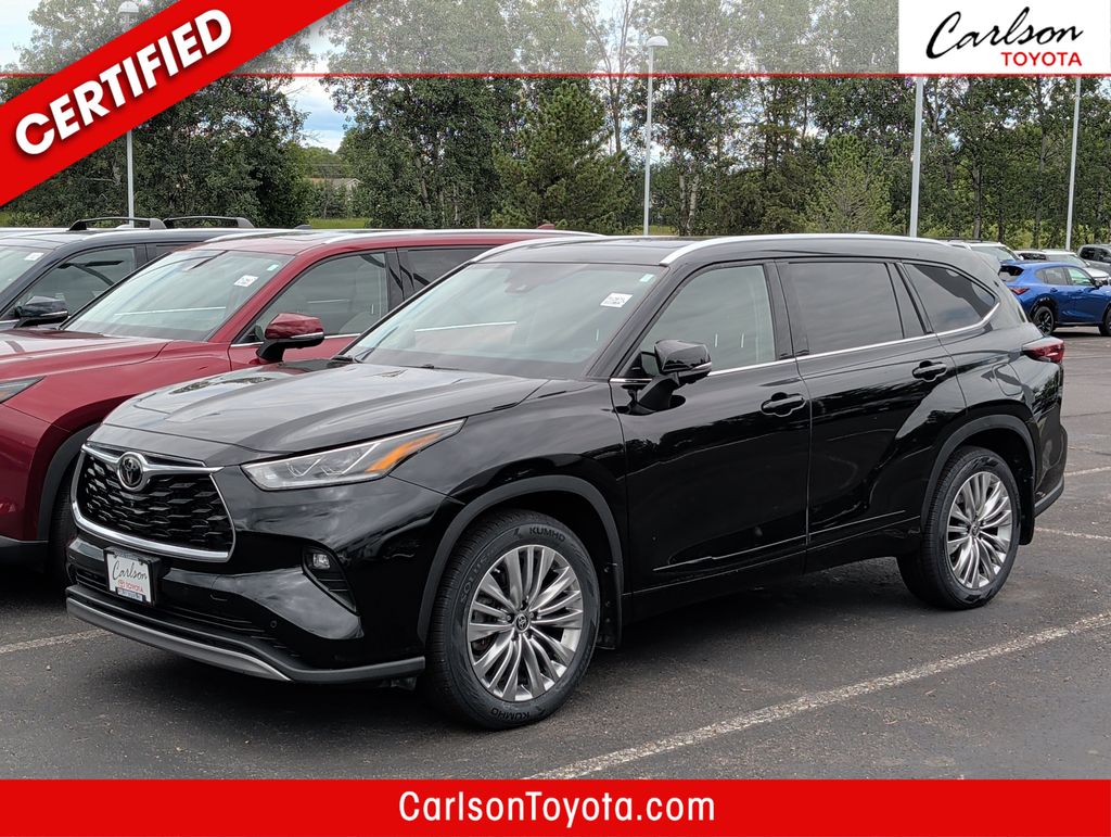 Midnight Black Metallic 2024 Toyota Highlander SUV / Crossover All-Wheel Drive 8-Speed Automatic