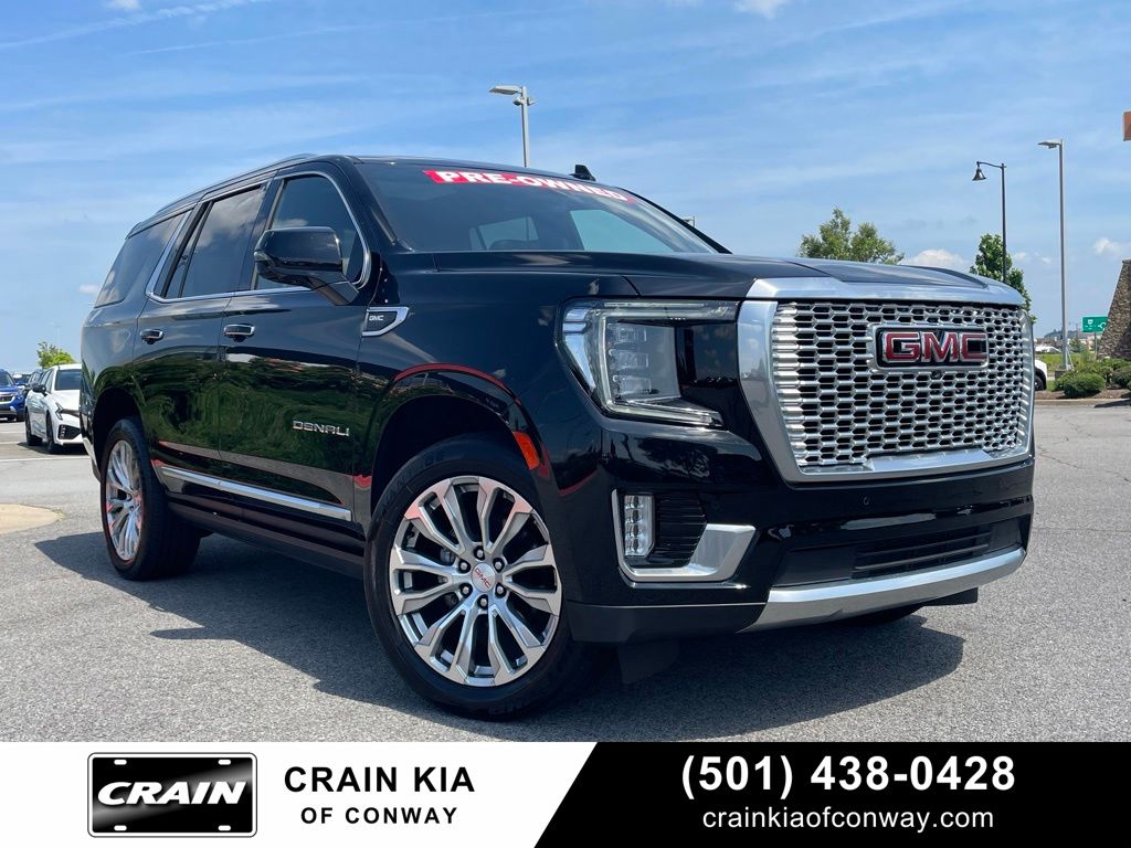 Onyx Black 2023 GMC Yukon Denali 4WD SUV / Crossover Four-Wheel Drive Automatic