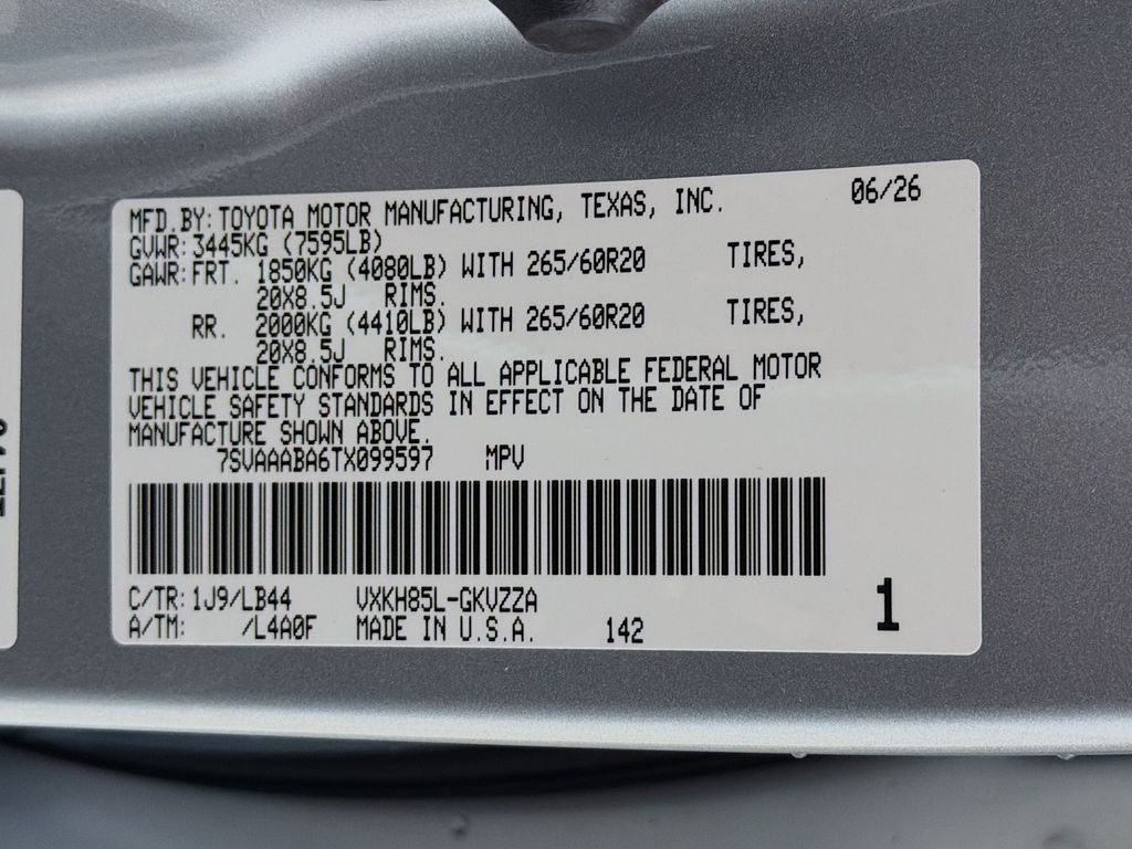 New 2026 Toyota Sequoia SUV
