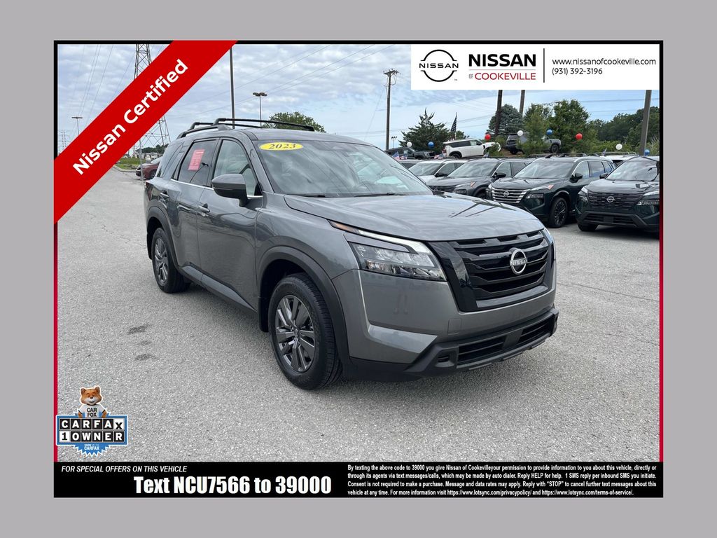 Gray (Gun Metallic) 2023 Nissan Pathfinder SV 4WD SUV / Crossover All-Wheel Drive 9-Speed Automatic