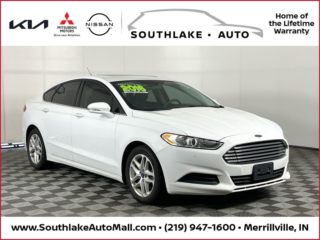 Oxford White 2016 Ford Fusion SE Sedan Front-Wheel Drive 6-Speed Automatic