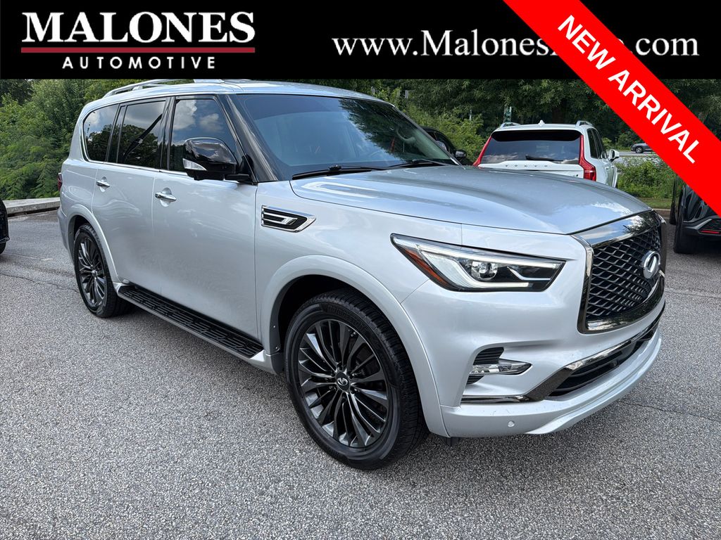 Gray (Liquid Platinum) 2021 INFINITI QX80 SUV / Crossover All-Wheel Drive 7-Speed Automatic
