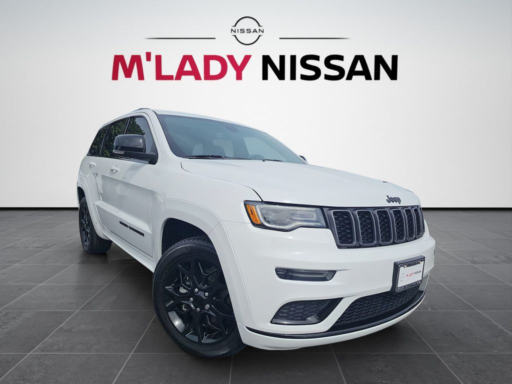 Bright White Clearcoat 2021 Jeep Grand Cherokee SUV / Crossover Four-Wheel Drive 8-Speed Automatic