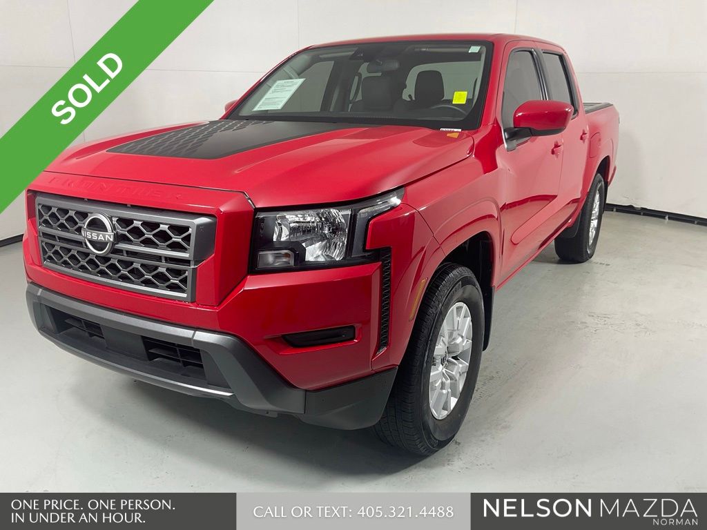 Red Alert 2022 Nissan Frontier Pickup Truck 4X2 9-Speed Automatic