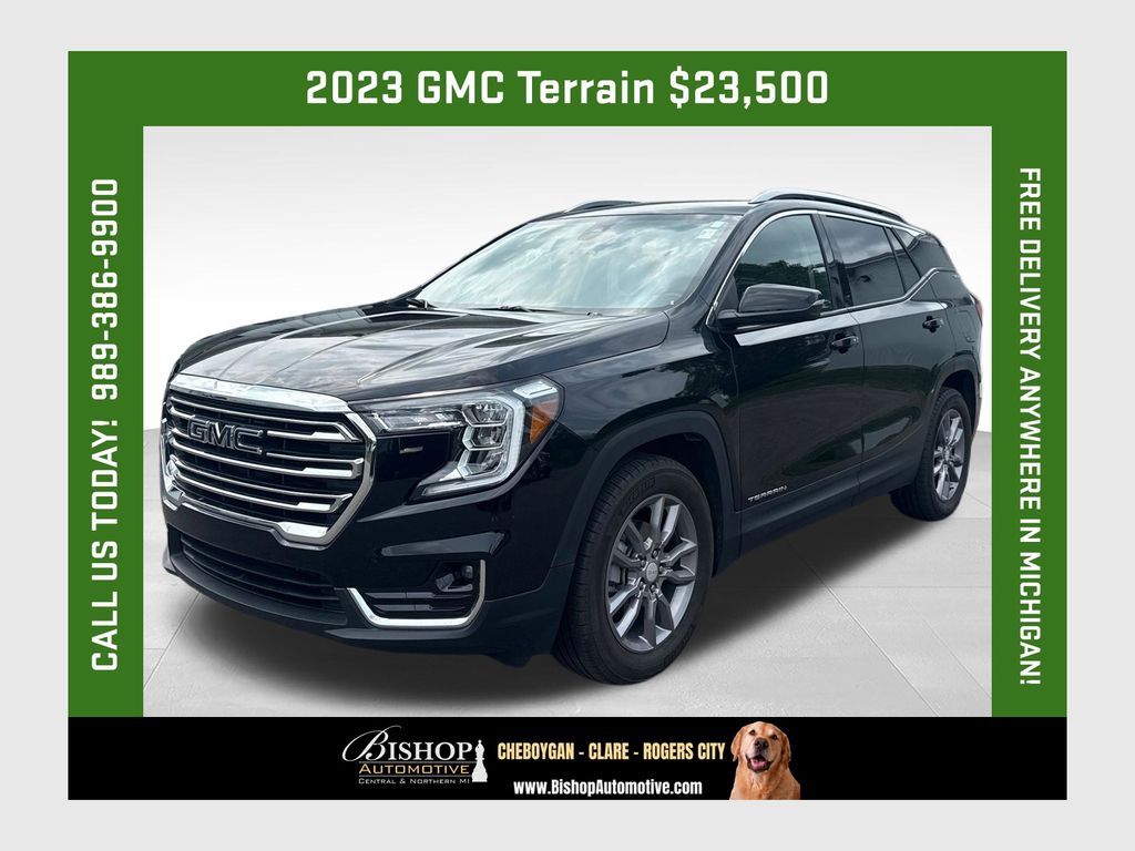 Black (Ebony Twilight Metallic) 2023 GMC Terrain SUV / Crossover Front-Wheel Drive 9-Speed Automatic