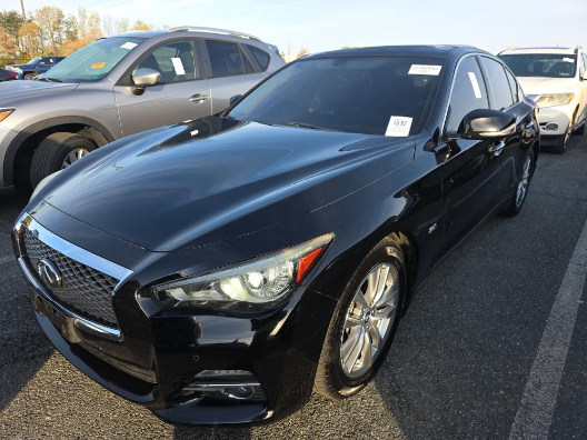 Black Obsidian 2017 INFINITI Q50 3.0t Premium AWD Sedan All-Wheel Drive 7-Speed Automatic