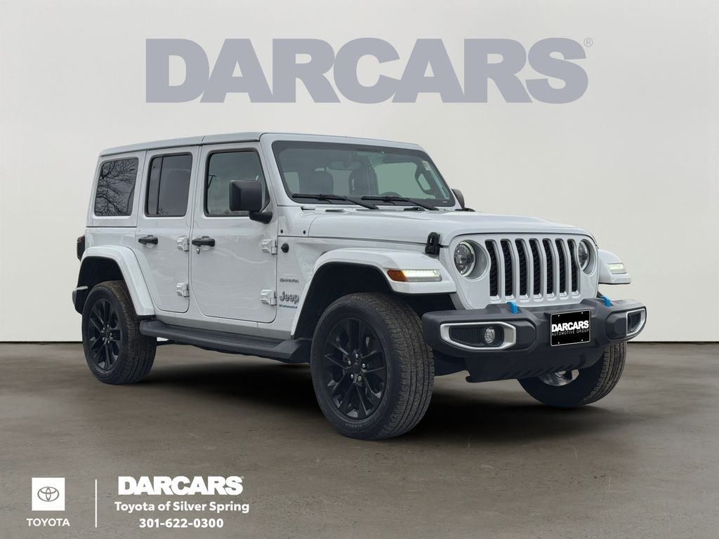 Bright White Clearcoat 2023 Jeep Wrangler 4xe Sahara 4WD SUV / Crossover Four-Wheel Drive 8-Speed Automatic