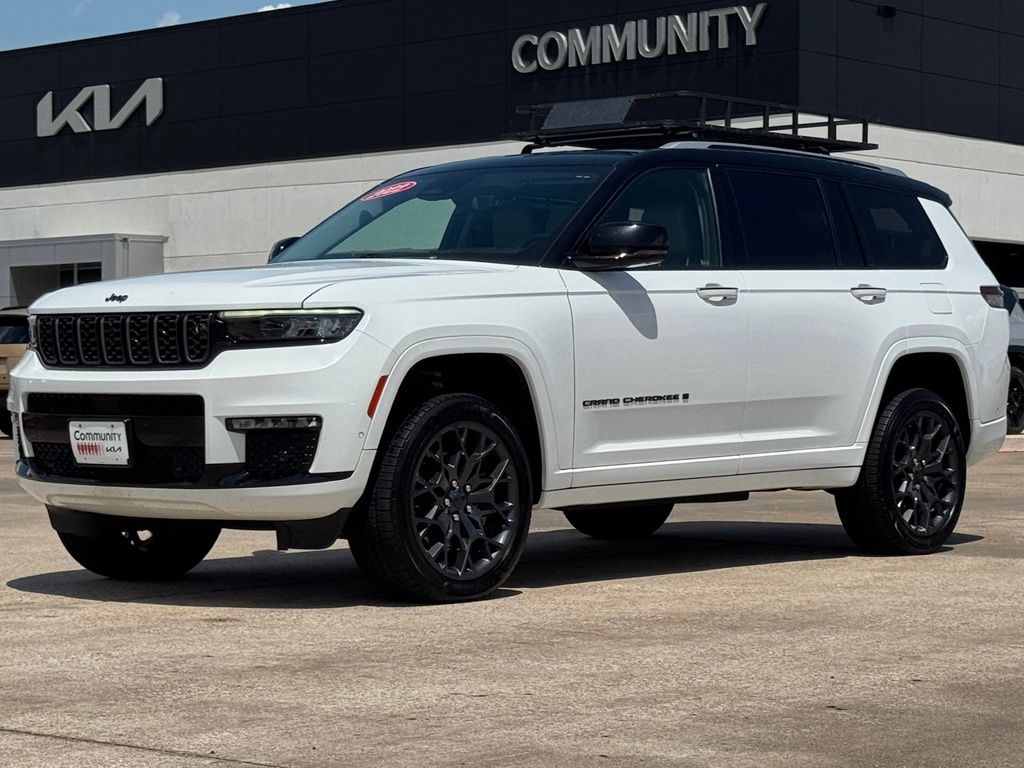 2023 Jeep Grand Cherokee L Summit White at Gullo Toyota