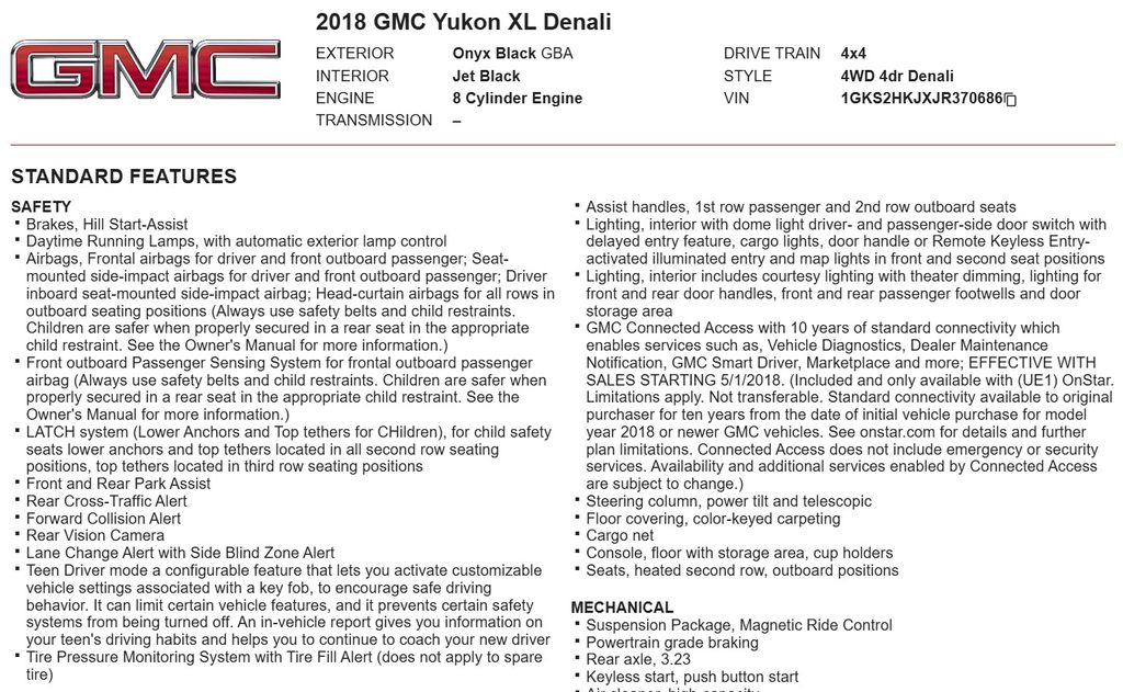 2018 GMC Yukon XL Denali 19