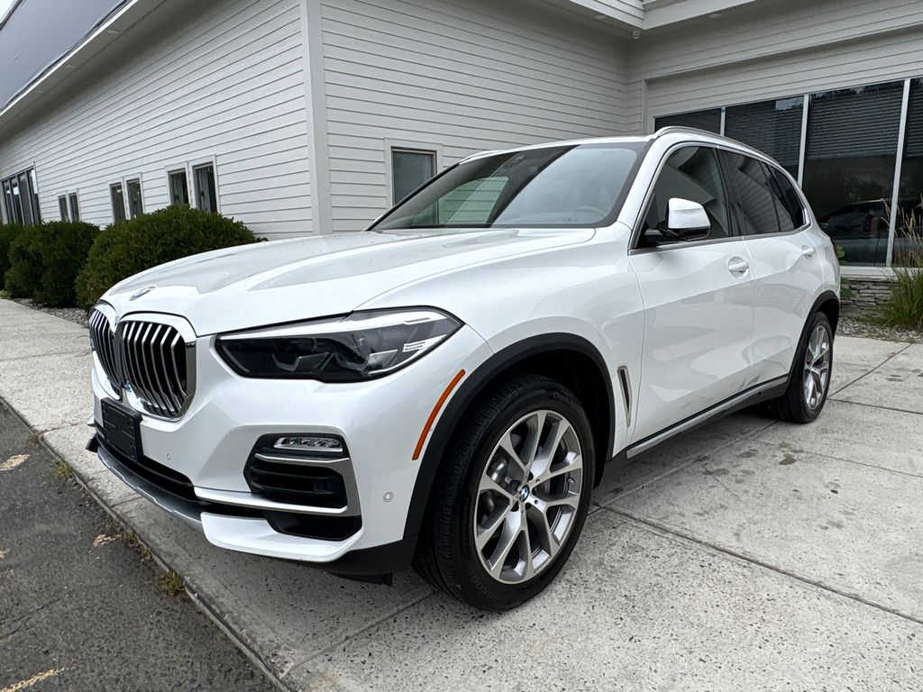 Mineral White Metallic 2021 BMW X5 SUV / Crossover All-Wheel Drive 8-Speed Automatic