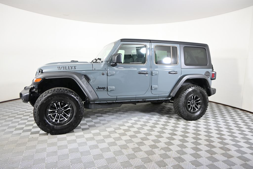 Used 2026 Jeep Wrangler 4-Door Willys with VIN 1C4RJXDG6TW225755 for sale in Forest Lake, Minnesota